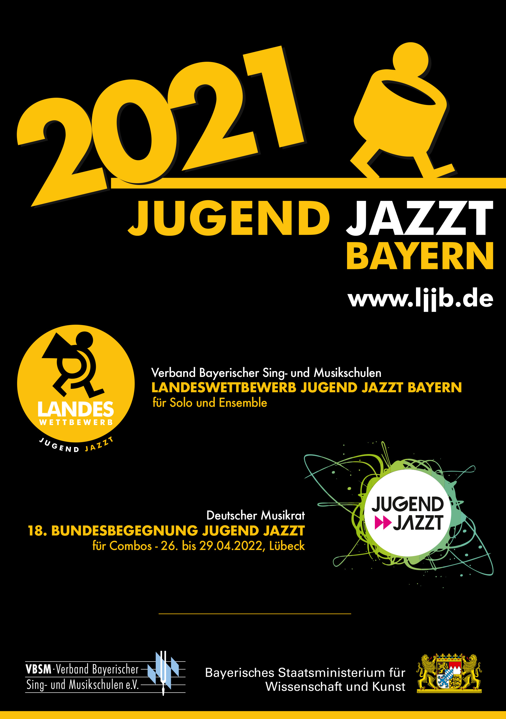 Der Landeswettbewerb JUGEND JAZZT Bayern 2021 für Solo und Ensemble